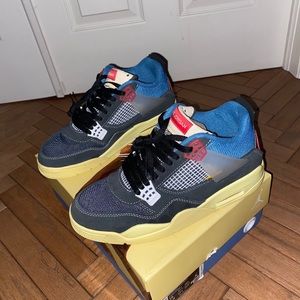 Union X Air Jordan 4 off Noir size 10